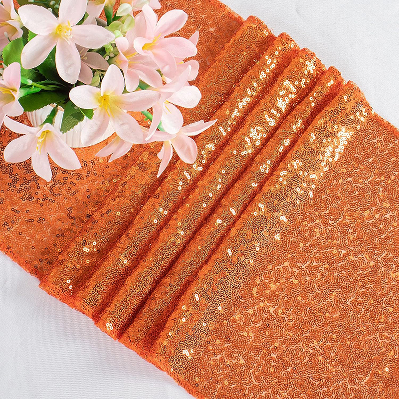 Orange Sequin Table Runner for - Christmas Table Runner recensie en prijs