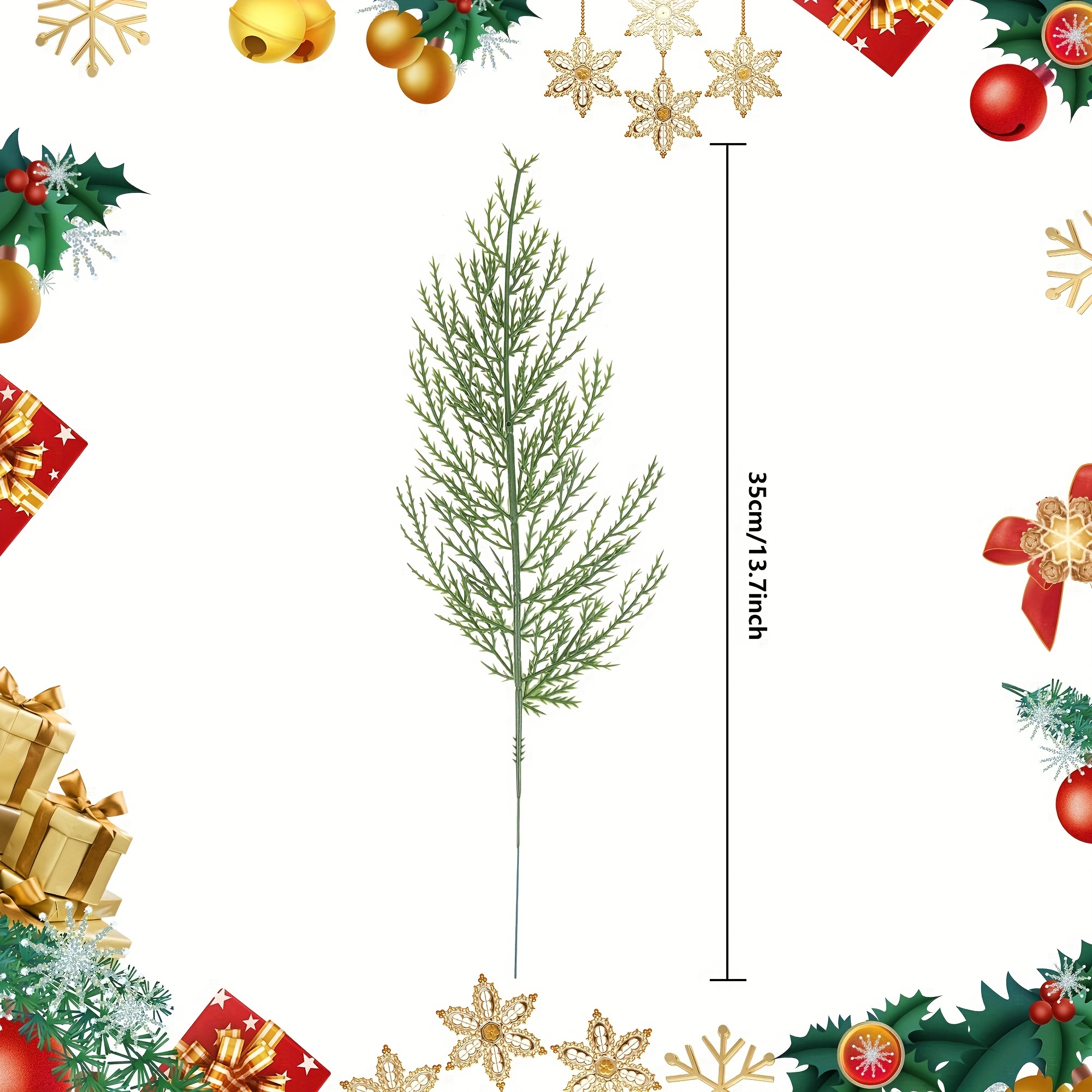 20Pcs Artificial Pine Sprigs F - Christmas Wreath Fake recensie en prijs