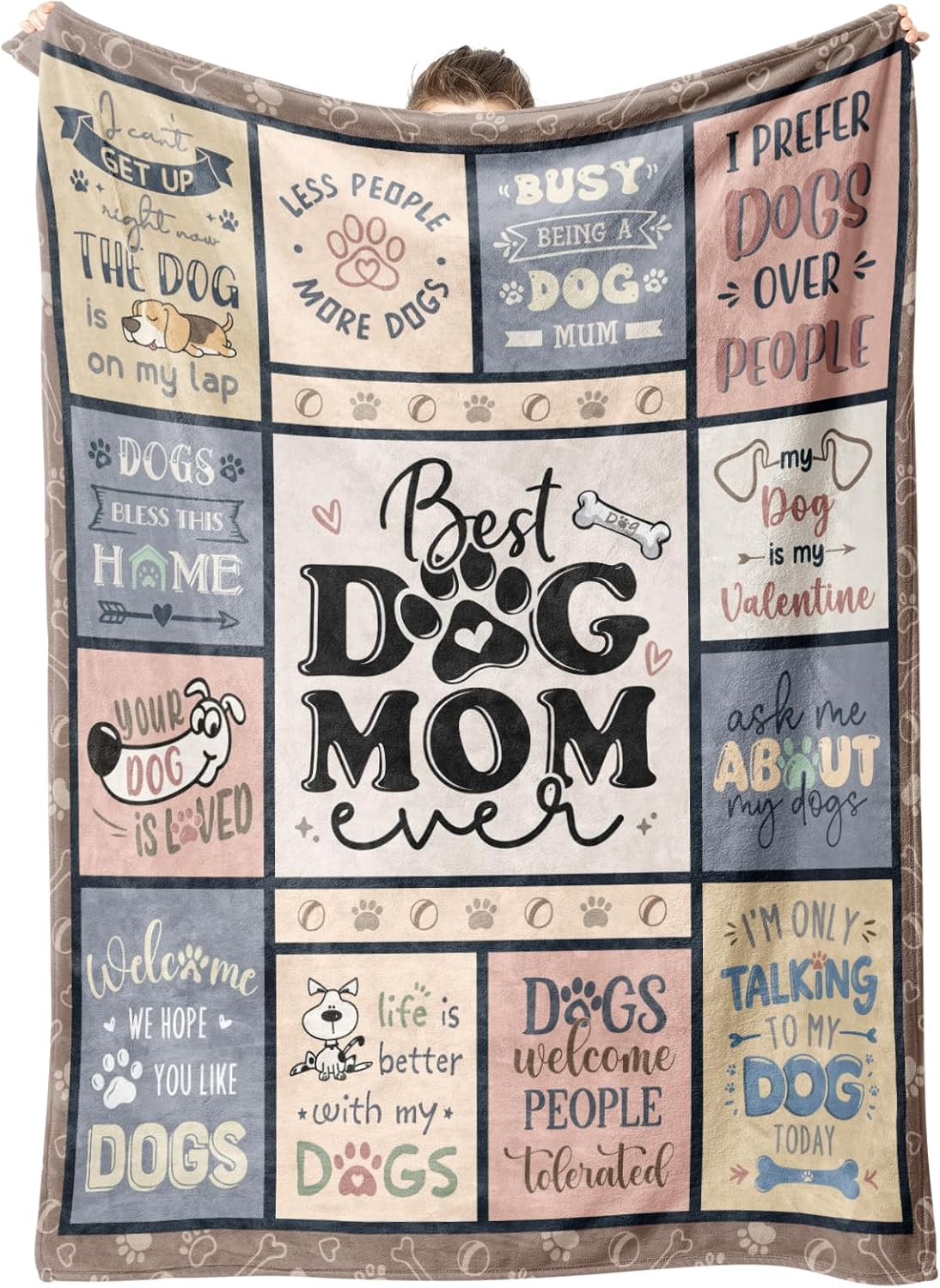 Best Dog Mom Blanket – Cozy Th - Christmas Throw Blanket recensie en prijs