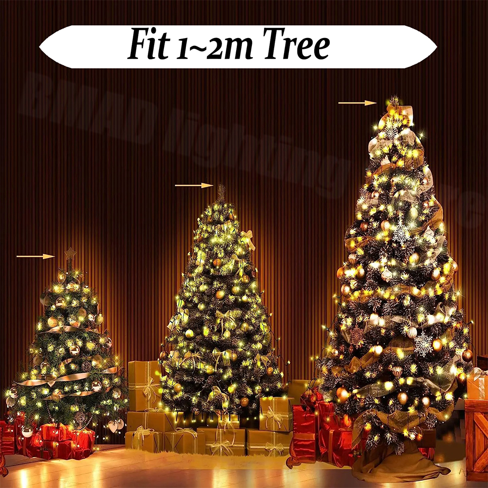 Christmas Tree Waterfall Light - Led Fairy String Lights recensie en prijs