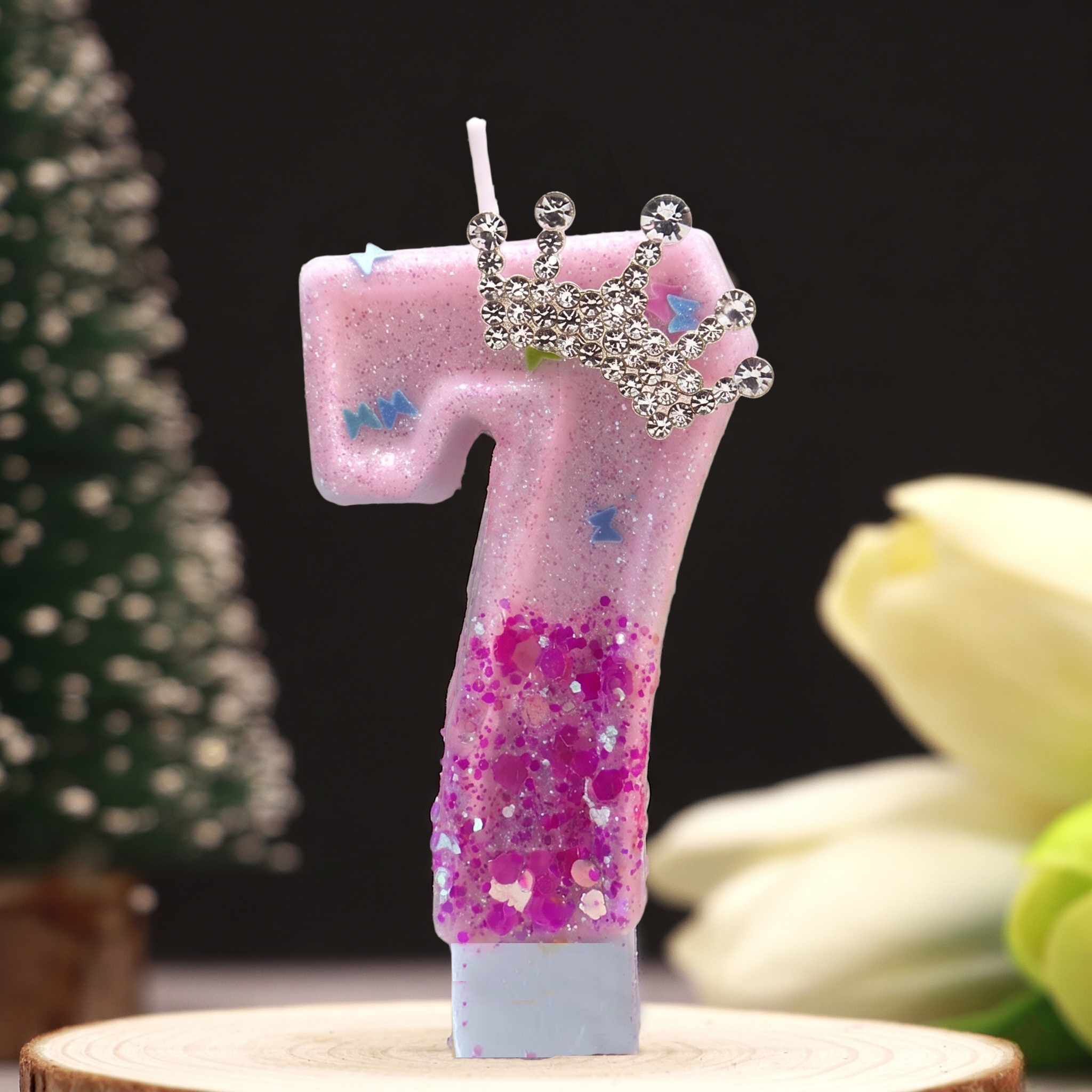 Pink Rose Red Sequins Dual Col - Holiday Candle Set recensie en prijs