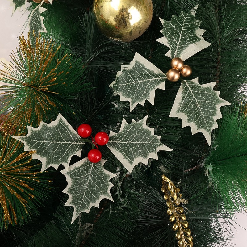 5-50pcs Christmas Holly Berrie - Christmas Wreath Fake recensie en prijs