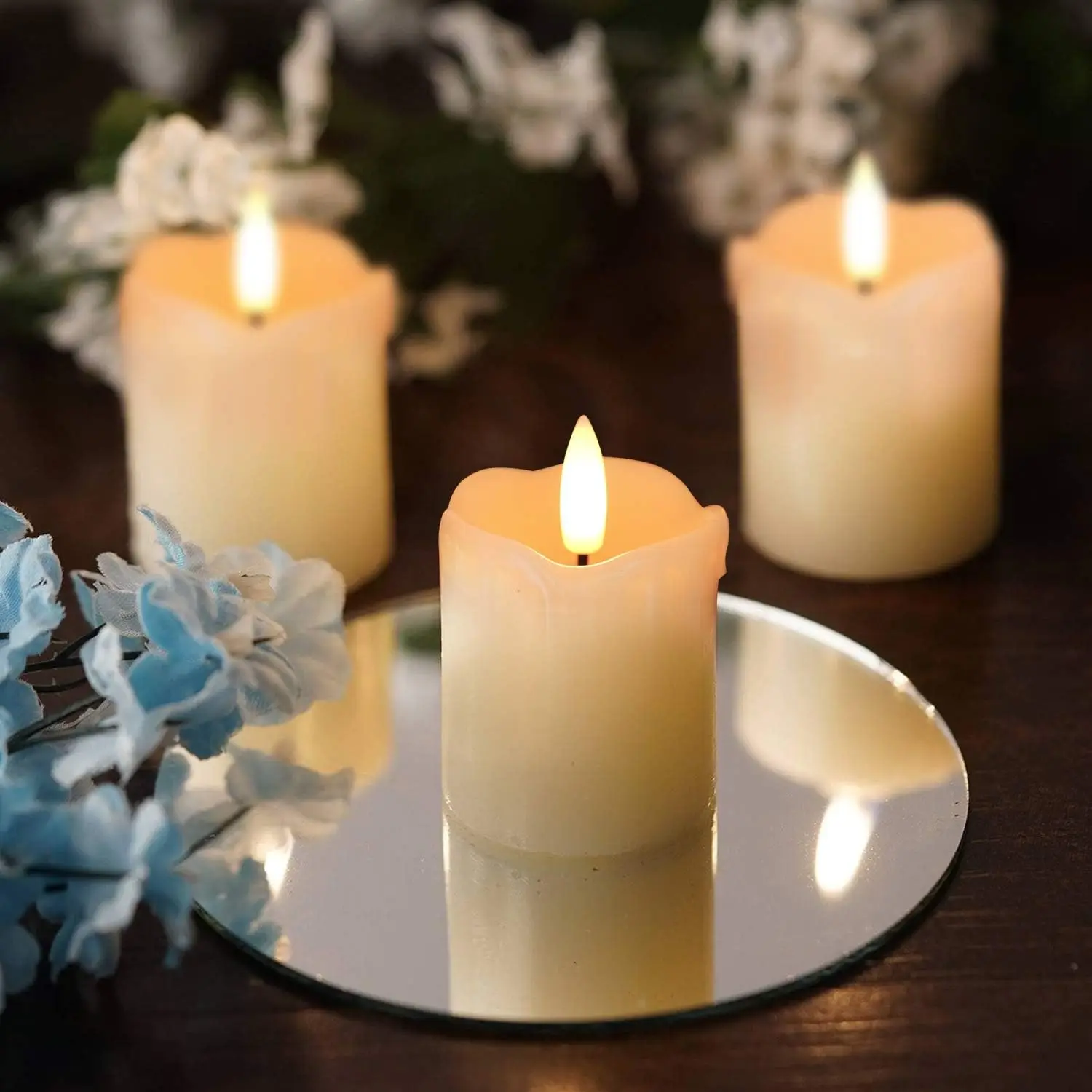 Flameless Votive Candles with  - Holiday Candle Set recensie en prijs